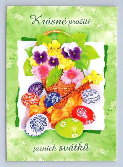 Pohlednice Velikonoční košík s vajíčky 2013 (M29049)