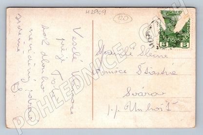 Postcard romantic couple color (M2909)