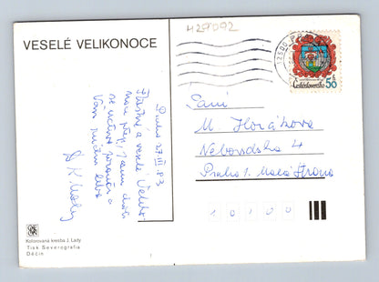 Pohlednice Josef Lada myslivci Velikonoce 1983 (M29092)