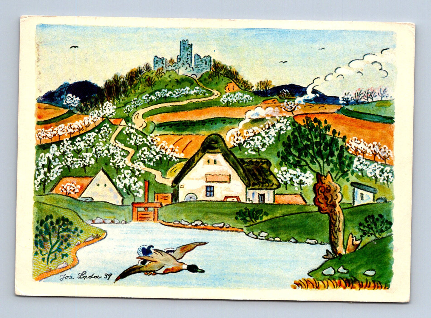 Pohlednice Josef Lada Veselé Velikonoce 1939 (M29094)