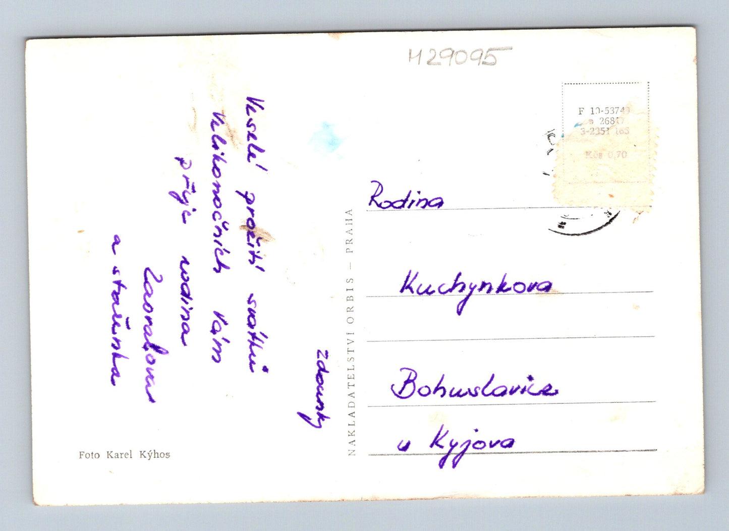 Pohlednice Velikonoce kraslice džbán (M29095)