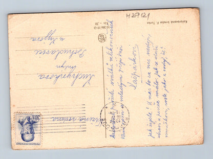 Pohlednice Velikonoce ilustrace 1950 (M29121)
