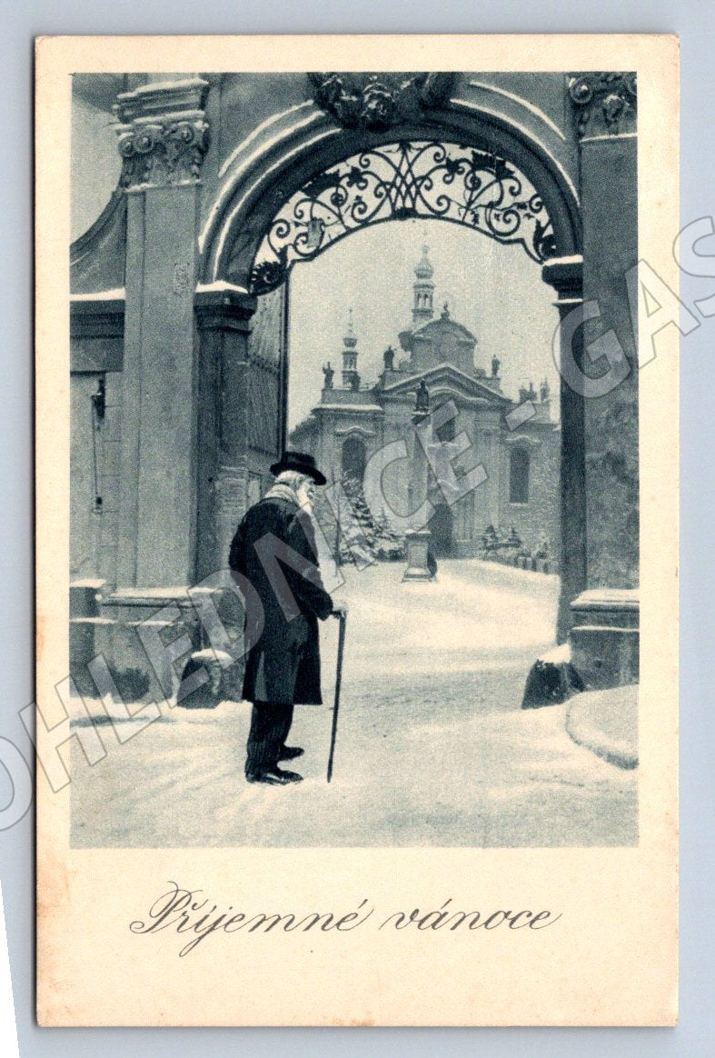 Postcard Pleasant mild evenings historical architecture (M2917)