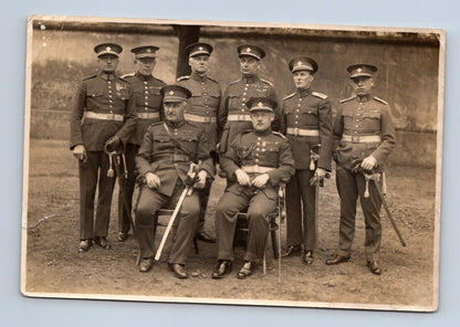Stará fotografie skupina mužů v uniformách (M29178)
