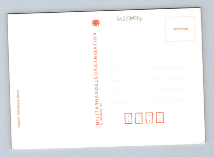 Pohlednice Německo Vtip - voják dostává vidličkou 1981 (M29194)