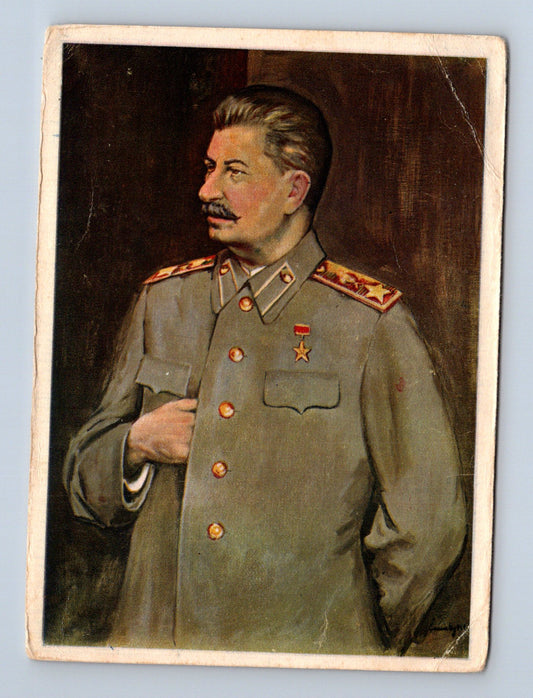 Pohlednice J. V. Stalin v uniformě (M29195)