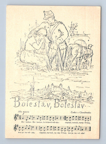 Pohlednice Boleslav, Boleslav Vlastimil Rada humor (M29196)