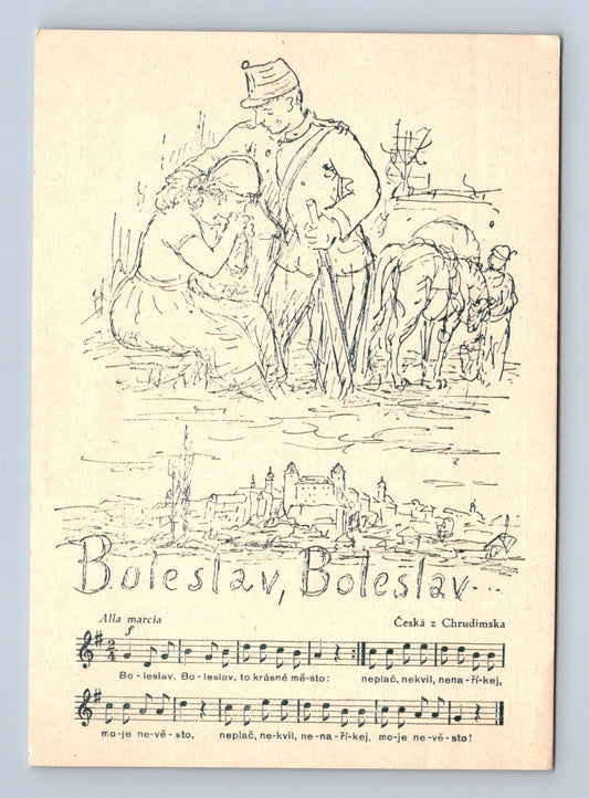 Pohlednice Boleslav, Boleslav Vlastimil Rada humor (M29196)