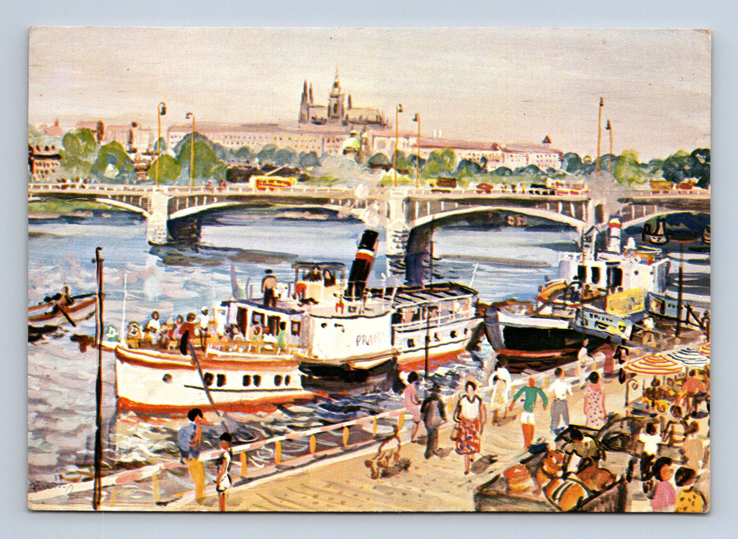 Pohlednice Praha Pražský přístav (M29218)