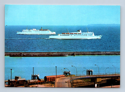 Pohlednice Německo Saßnitz Rügen trajekty Skåne Trelleborg (M29228)