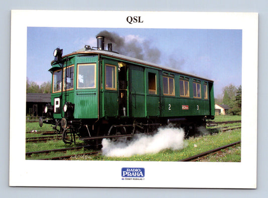 Pohlednice parní železniční vůz Komárek (M29231)