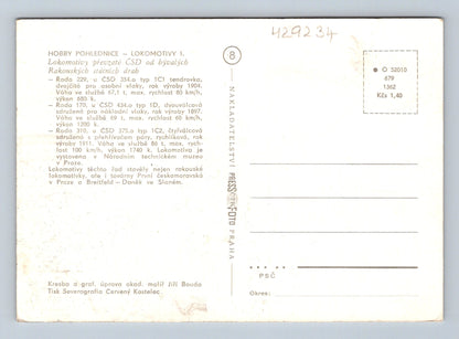 Pohlednice Lokomotivy HOBBY historické ČSD (M29234)