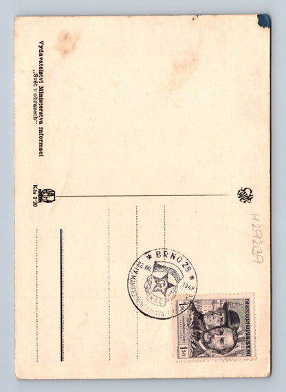 Pohlednice Klement Gottwald prezident 1948 (M29239)