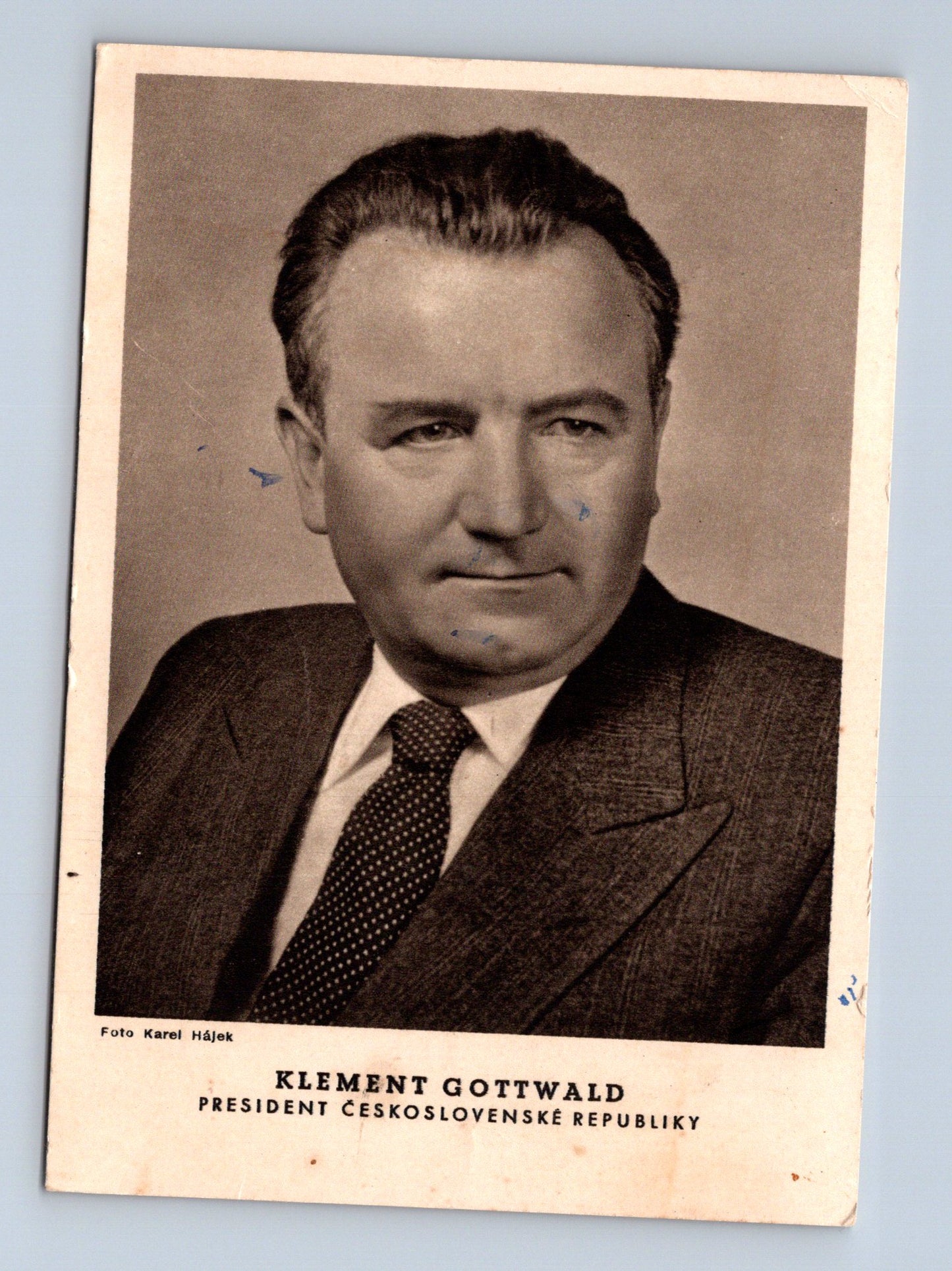 Pohlednice Klement Gottwald prezident ČSR (M29245)