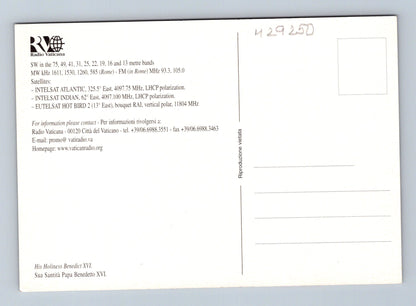 Pohlednice Papež Benedikt XVI. Radio Vatikán 2006 (M29250)