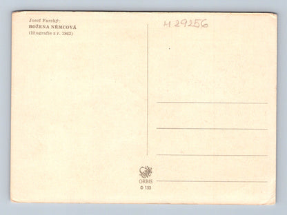 Pohlednice Božena Němcová portrét dle litografie 1862 (M29256)