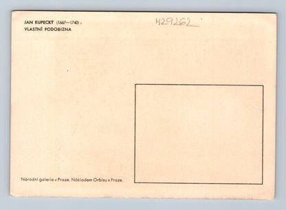 Pohlednice Jan Kupecký Vlastní podobizna malíř (M29262)