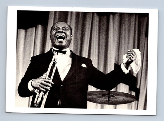 Pohlednice Louis Armstrong Praha 1965 (M29271)