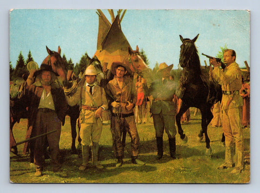 Pohlednice film Poklad na Stříbrném jezeře western (M29273)