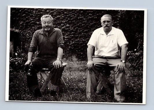 Pohlednice Jan Werich a Jiří Trnka Kampa 1963 (M29275)