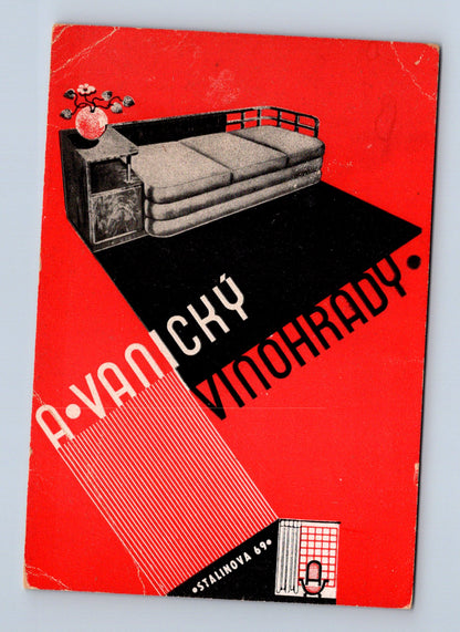 Pohlednice Praha Vinohrady A-Vaničky reklama 1959 (M29297)