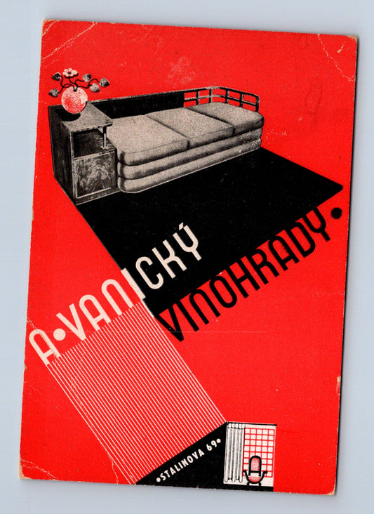 Pohlednice Praha Vinohrady A-Vaničky reklama 1959 (M29297)