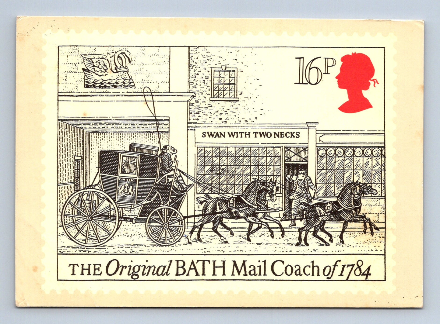 Pohlednice Velká Británie Bath mail coach 1984 (M29298)