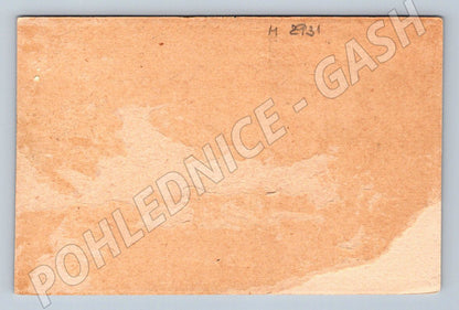 Postcard winter landscape and people ethnography (M2931)