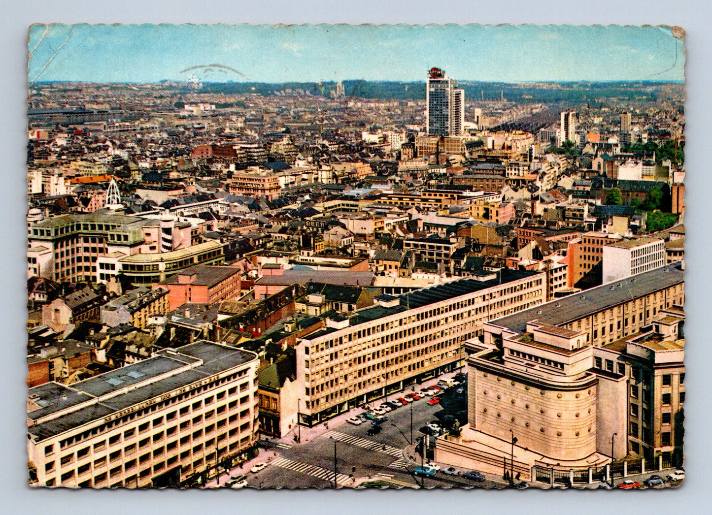 Pohlednice Belgie Brusel panorama 1960s (M29320)