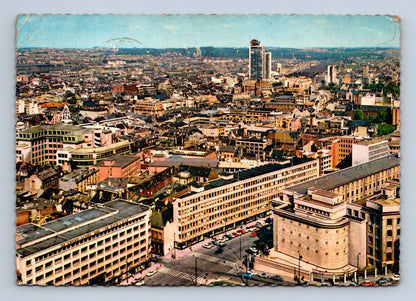 Pohlednice Belgie Brusel panorama 1960s (M29320)