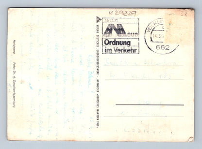 Pohlednice Německo Heideweg podzimní krajina 1971 (M29329)