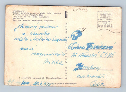 Pohlednice Polsko Wrocław Tereny powystawowe 1963 (M29333)
