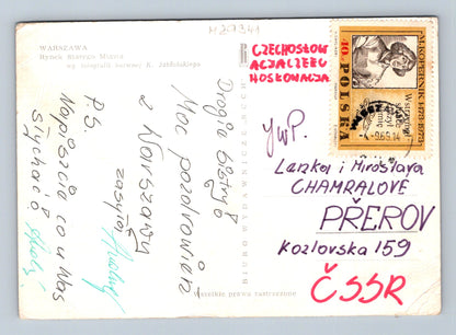 Pohlednice Polsko Varšava Rynek Starego Miasta 1973 (M29341)