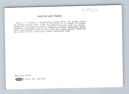 Pohlednice Francie Paříž bleší trh Marché aux Puces 1965 (M29347)