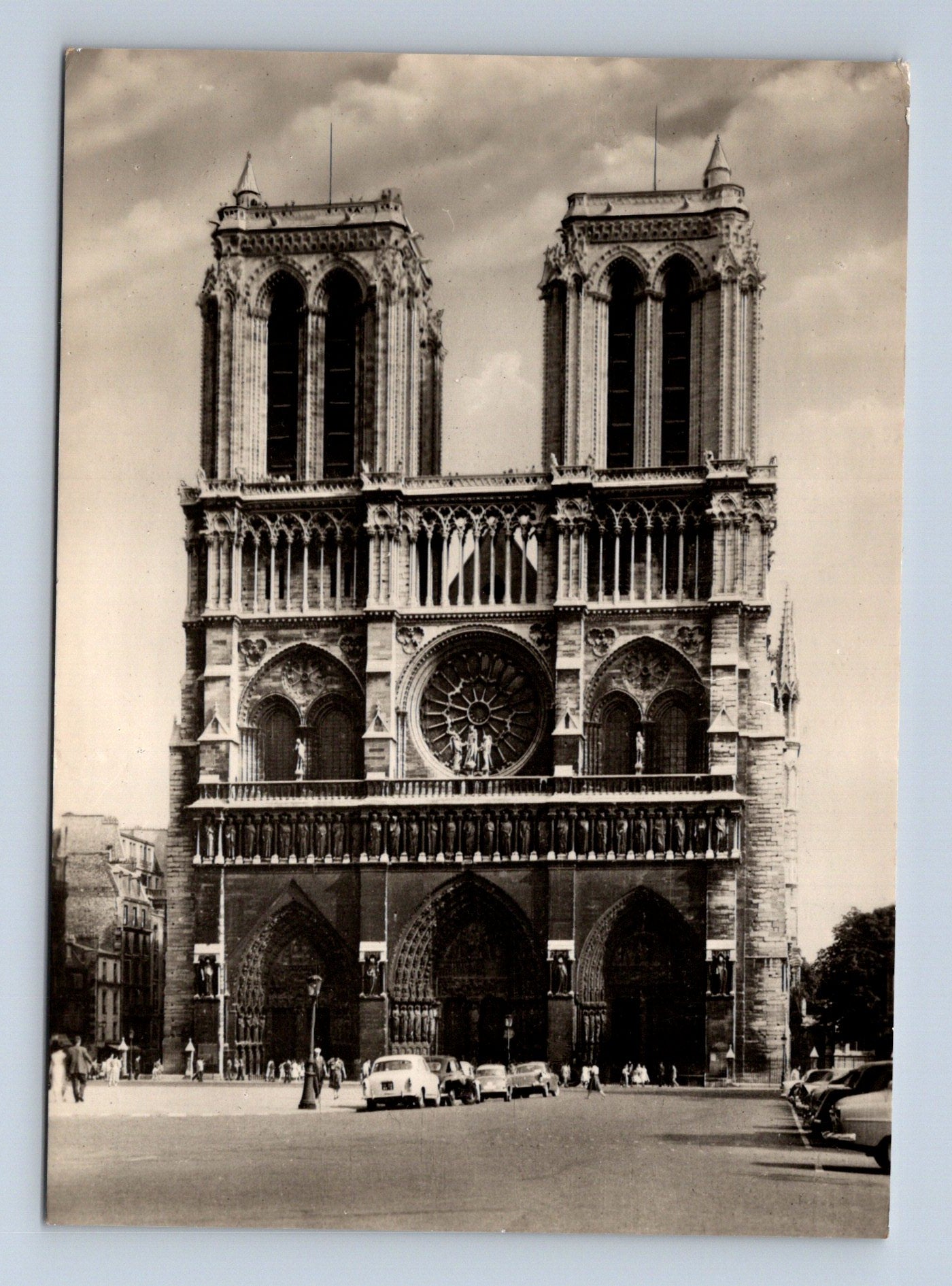 Pohlednice Francie Paříž katedrála Notre-Dame 1964 (M29350)
