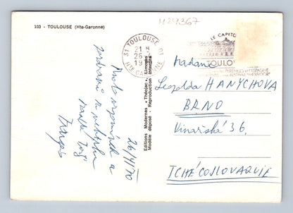 Pohlednice Francie Toulouse panorama 1971 (M29367)