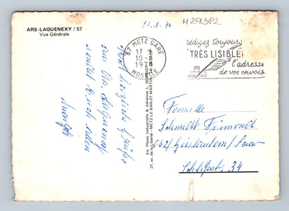 Pohlednice Francie Ars-Laquenexy letecký pohled 1970 (M29382)