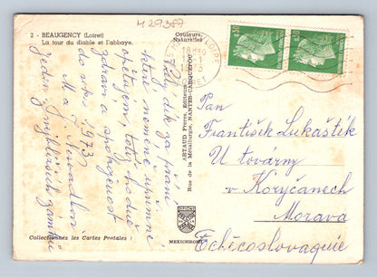 Pohlednice Francie Beaugency La tour du diable labbaye 1973 (M29387)