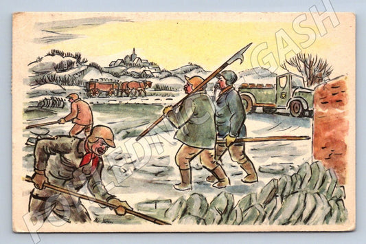 Postcard A Moravian ethnographic Christmas motif (M2939)