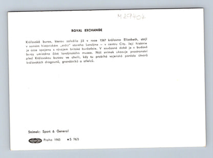 Pohlednice Velká Británie Londýn vojenská paráda 1965 (M29404)