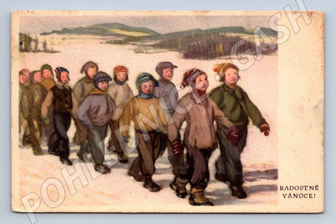 Postcard A Underground Suchardová Merry Christmas (M2941)