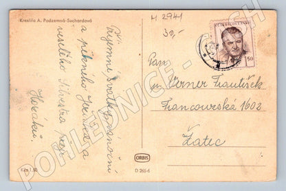 Postcard A Underground Suchardová Merry Christmas (M2941)