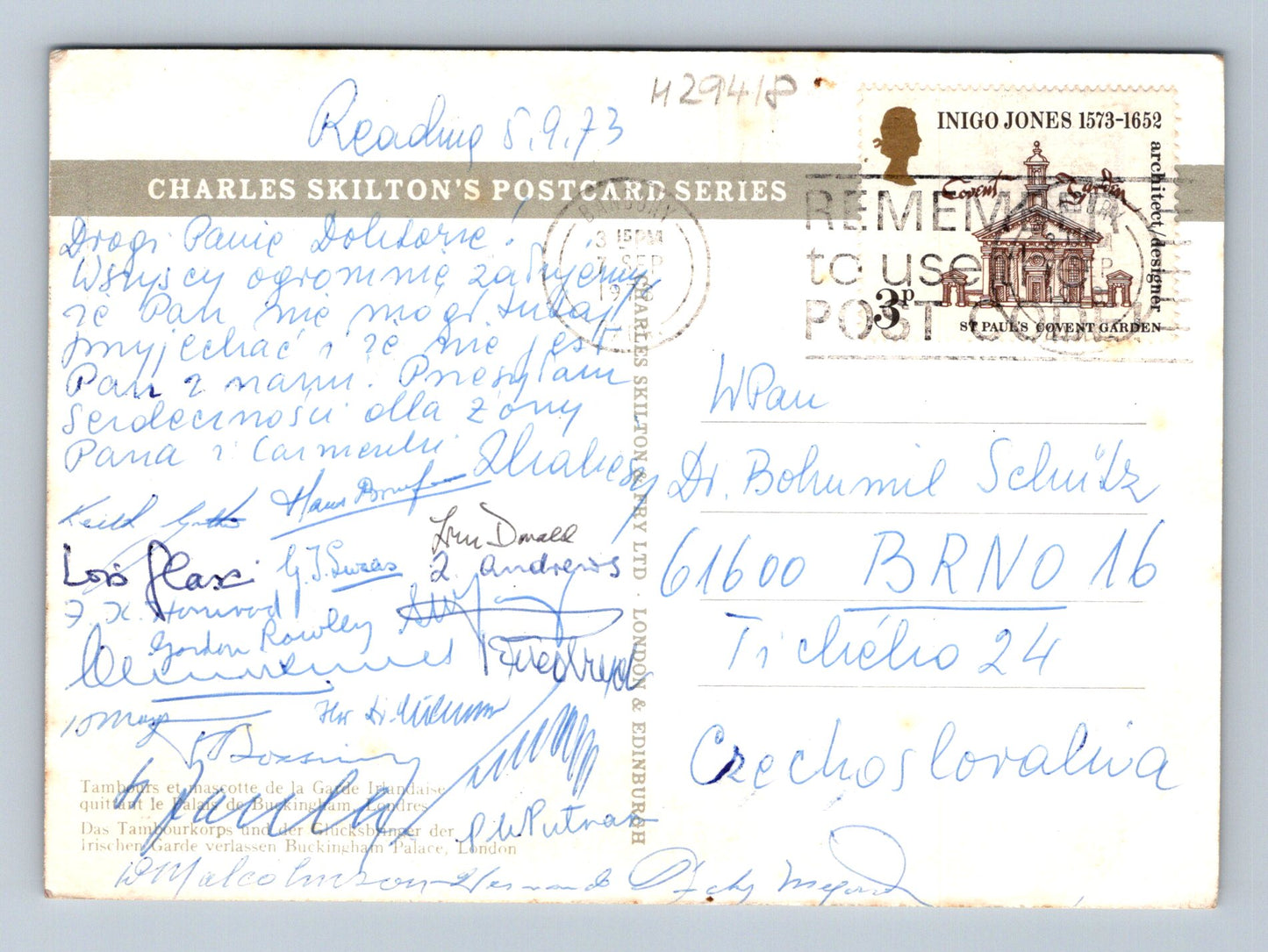 Velká Británie Londýn pochod u Buckinghamského paláce 1973 (M29418)