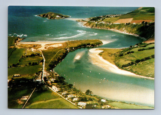 Pohlednice Velká Británie Bantham Village letecký pohled (M29421)