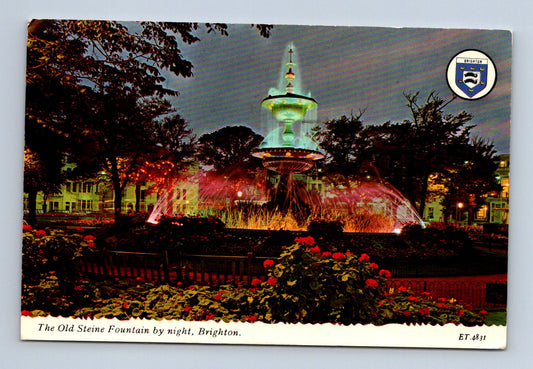 Velká Británie Brighton fontána The Old Steine 1975 (M29422)