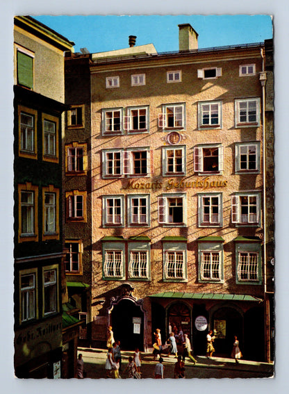 Pohlednice Rakousko Salzburg Mozartův rodný dům 1965 (M29427)