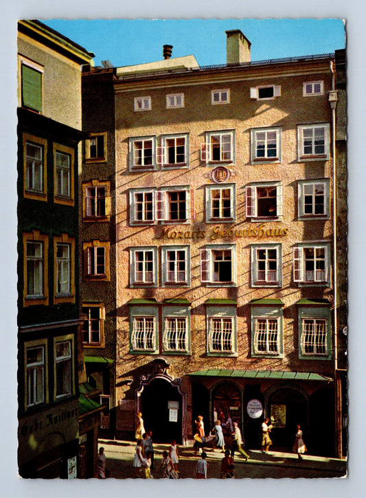 Pohlednice Rakousko Salzburg Mozartův rodný dům 1965 (M29427)