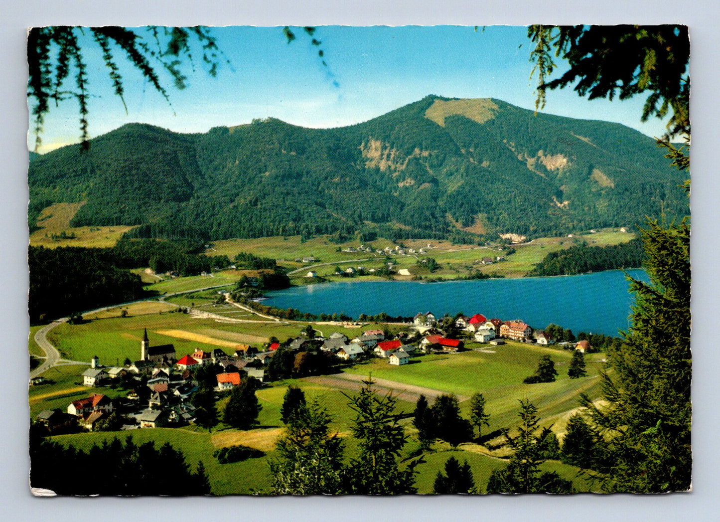 Pohlednice Rakousko Fuschl am See panorama 1969 (M29431)