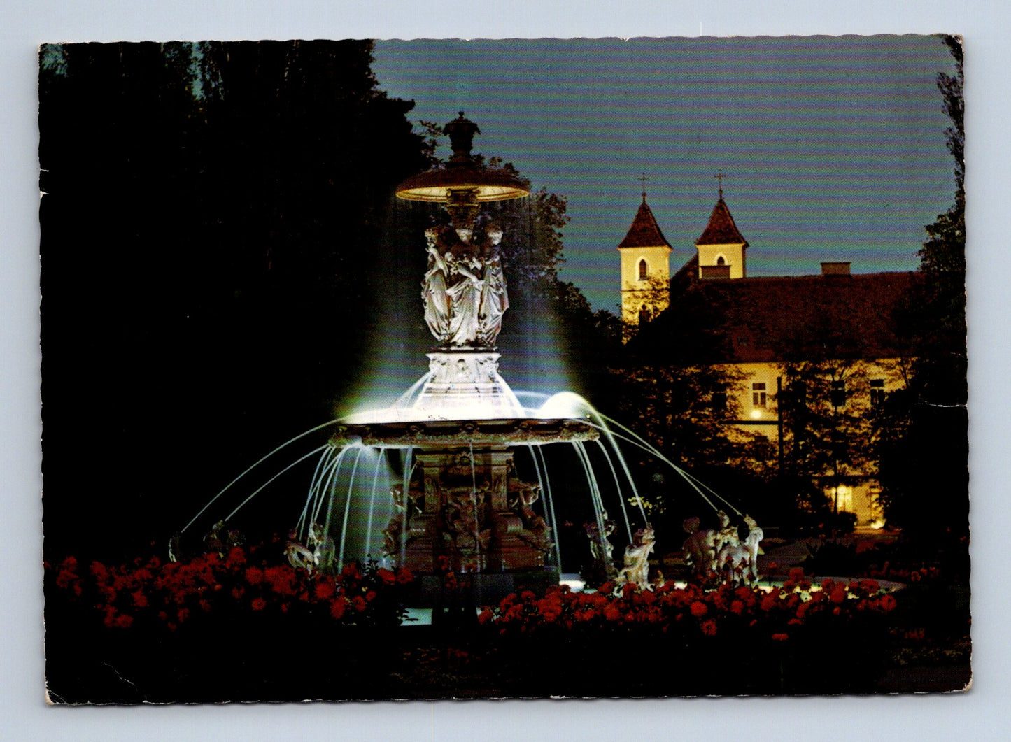 Pohlednice Rakousko Graz Stadtparkbrunnen 1975 (M29433)