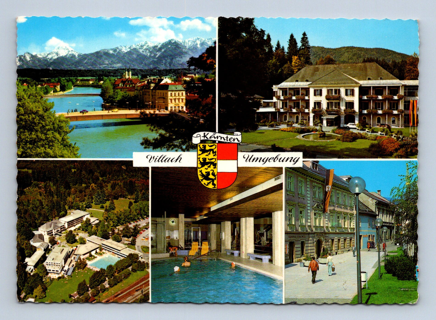 Pohlednice Rakousko Villach okolí 1960 (M29434)